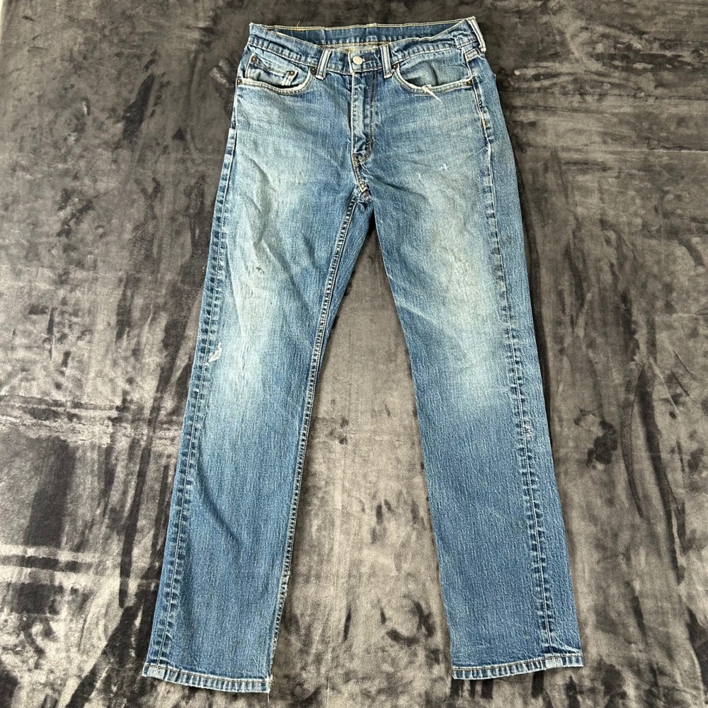 Levi's 511 Slim Fit Jeans Mens W32‎ L32 Blue Denim Medium Wash